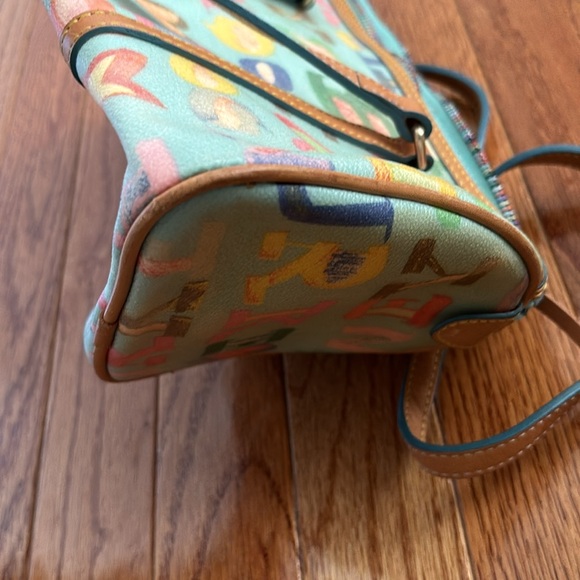 Dooney &Bourke Vintage Coated Canvas and Leather bag